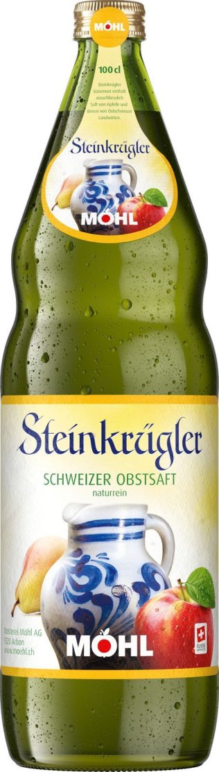 Möhl Steinkrügler Süssmost trüb MW 100cl Har 12