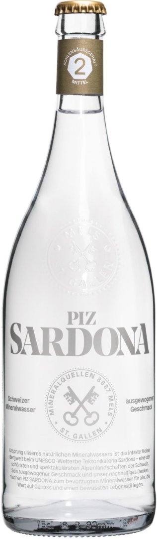 Piz Sardona 2 Kohlensäure mittel 75cl Har 12