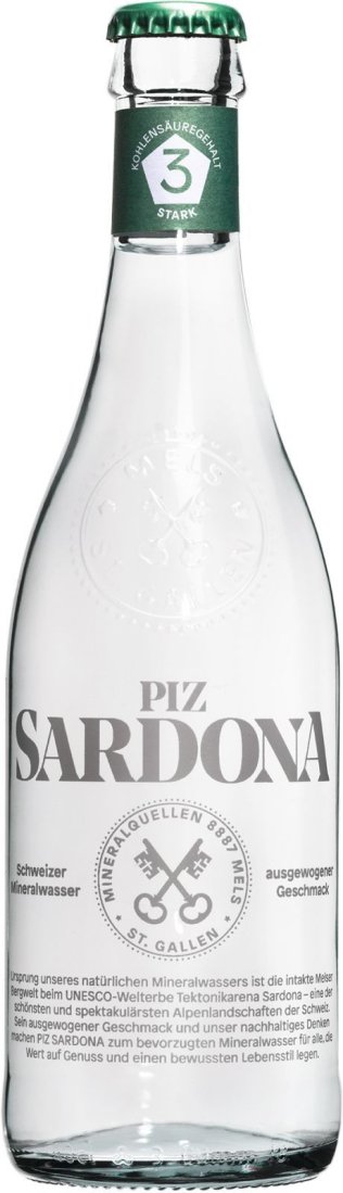Piz Sardona 3 Kohlensäure stark 40cl Har 20
