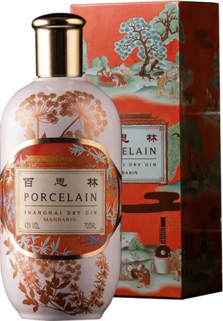 Porcelain Shanghai Dry Gin Mandarine 43% 70cl Fl.