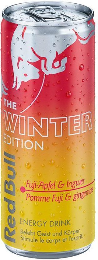 Red Bull Winter Edition Fuji-Apfel & Ingwer Dosen 25cl Kt à 24