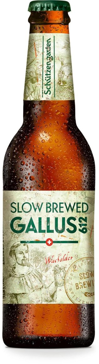 Schützengarten Gallus 6 x 33cl. EW Glas 33cl Kt à 6