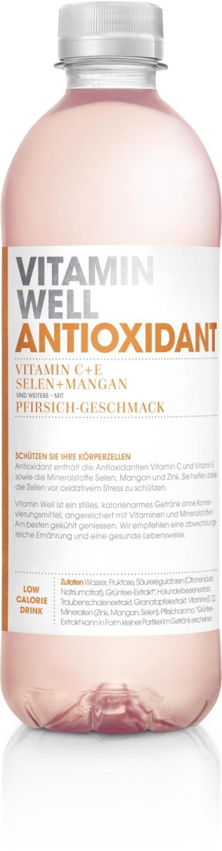 Vitamin Well ANTIOXIDANT PET EW 50cl SP 12