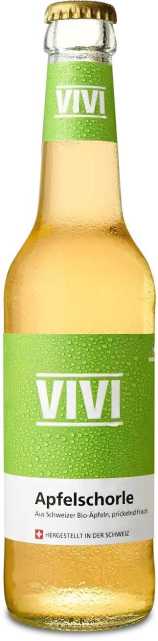 Vivi Apfelschorle aus schweizer Äpfel BIO 33cl Har 24