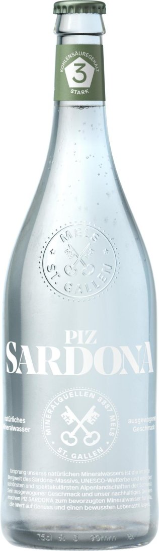 Piz Sardona 3 Kohlensäure stark 75cl Har 12