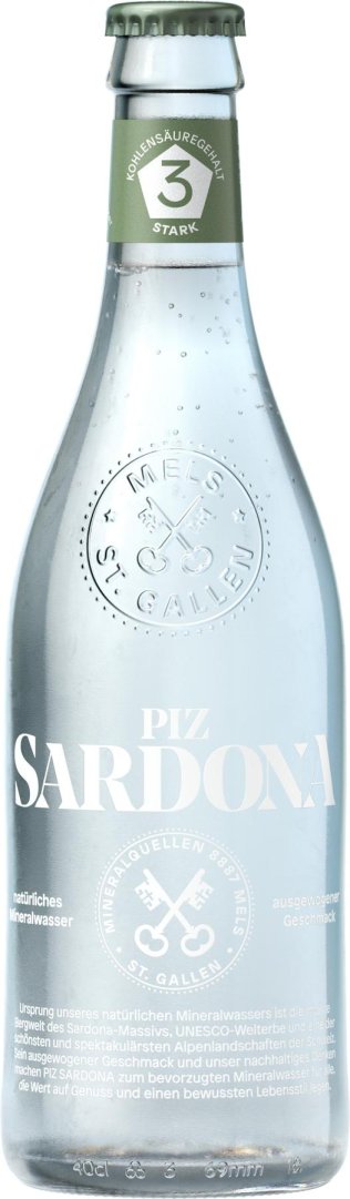 Piz Sardona 3 Kohlensäure stark 40cl Har 20