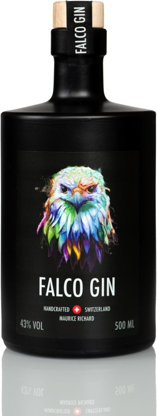 Falco Gin handcrafted Swiss Premium Gin 43% 50cl