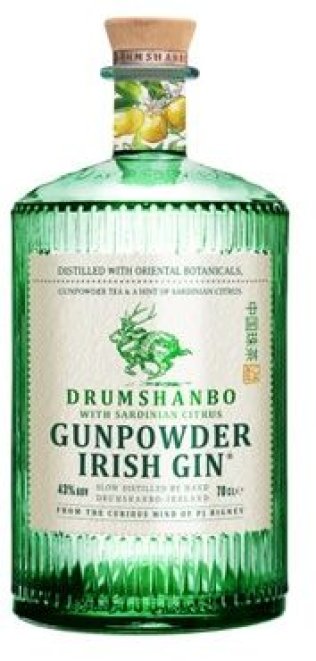 Gunpowder Drumshanbo Irish Gin with Sardinaian Citrus 43% 70cl