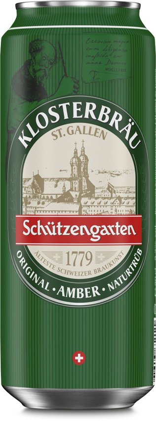 Schützengarten Klosterbräu Amberbier Dosen 50cl SP 4x6