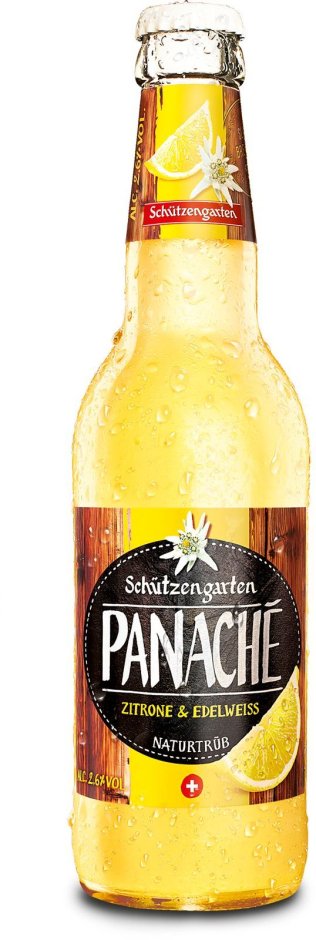 Schützengarten Panaché mit Edelweiss 6x33cl. EW Glas 33cl Kt 6