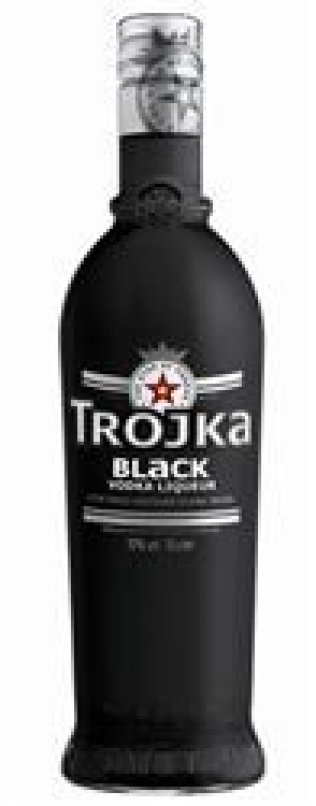 Trojka Vodka Black 40% 70cl