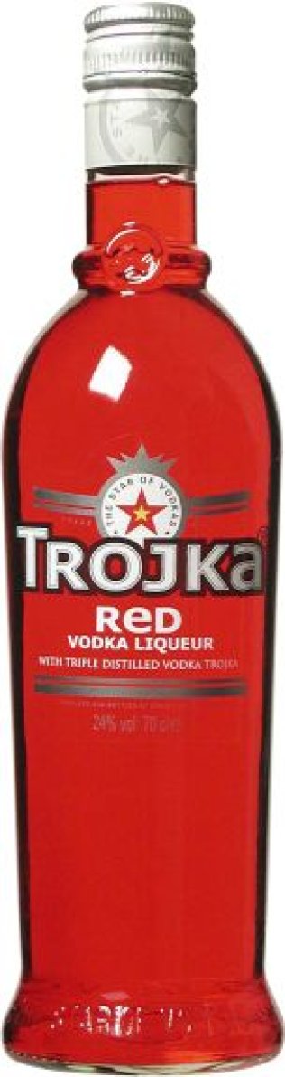 Trojka Vodka Red Likör 24% 70cl