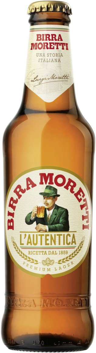 Birra Moretti Glas EW 4.7% EW 33cl Kt 24