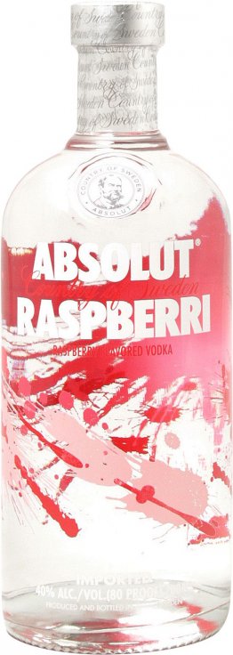 Absolut Raspberri Vodka 40% 70cl Fl.