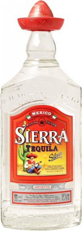 Tequila Sierra Silver 38% 70cl Fl.