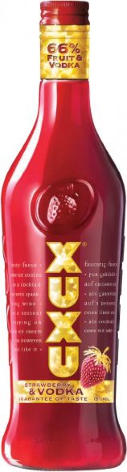 XUXU Erdbeerlikör 15 % Erdbeer & Vodka 70cl Fl.