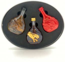 Meukow Cognac Miniatur Set VS, VSOP Red, XO 3x5cl. Stück