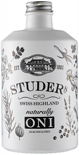 Studer's Swiss Highland naturally Gin ONI alkoholfrei 50cl Fl.