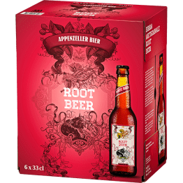 Appenzeller-Bier Root Beer 6 x 33cl. EW Glas 33cl