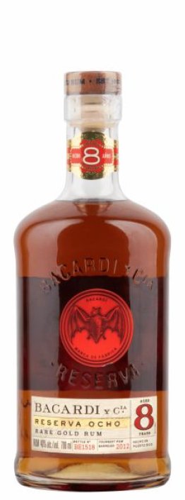 Bacardi Reserva 8 Jahre 40% Rum 70cl Fl.