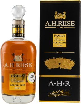 Rum A.H. Riise family Reserve Solera 1838 Virgin Islands 42% 70cl