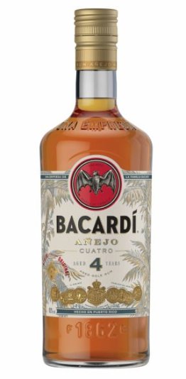 Bacardi Anejo Cuatro 4 Jahre 40% Rum 70cl Fl.