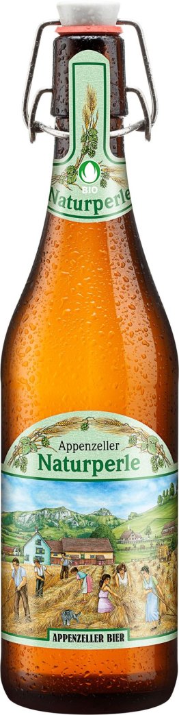 Appenzeller-Bier Naturperle naturtrüb Bioknospe Bügel 50cl Har 15