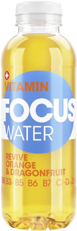 Focuswater REVIVE Orange & Drachenfrucht 50cl SP 4x6
