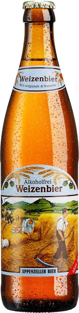Appenzeller-Bier Weizen alkoholfrei 50cl Har 20