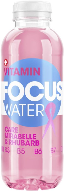Focuswater CARE Mirabelle & Rhabarber 50cl SP 4x6