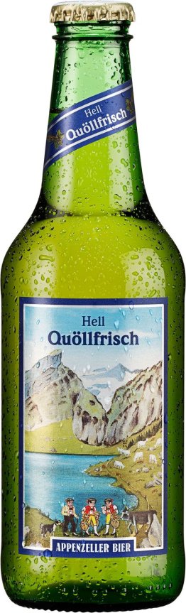 Appenzeller-Bier Quöllfrisch hell 10er Pk. EW Glas 33cl