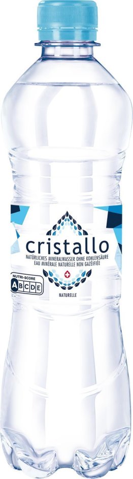Cristallo blau ohne Kohlensäure PET EW 50cl SP 12