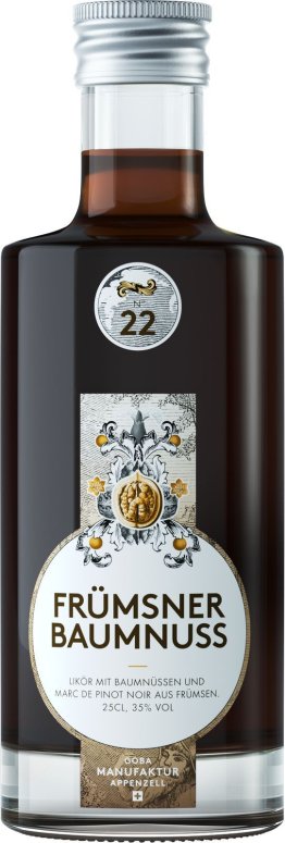Goba Frümsner Baumnuss Likör 35% 25cl