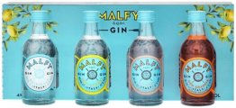 Malfy Gin Mixed Flavours Set 4x5cl. 41% Packung