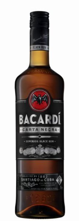Bacardi Carta Negra 40% Rum 70cl Kt 6