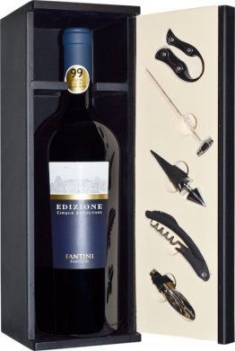 Edizione cinque Autoctoni Farnese "Wein-Zubehör" 150cl Fl.