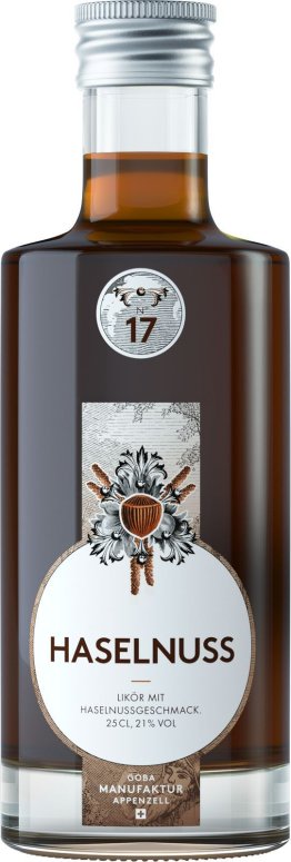 Goba Haselnuss Likör 21% 25cl Fl.