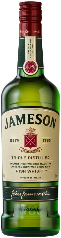 Jameson Irish Whiskey 40% 70cl Fl.