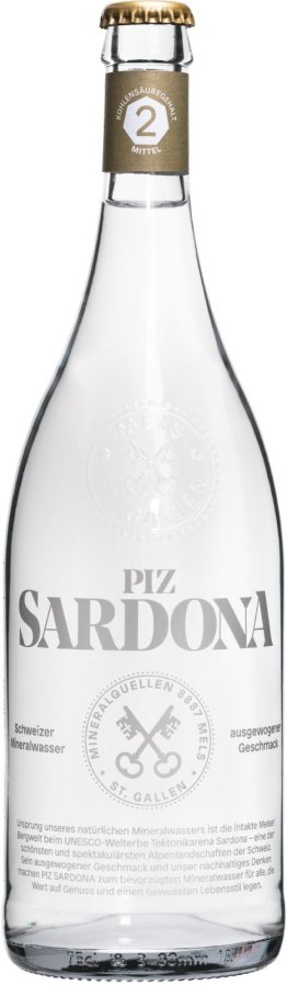 Piz Sardona 2 Kohlensäure mittel 75cl Har 12