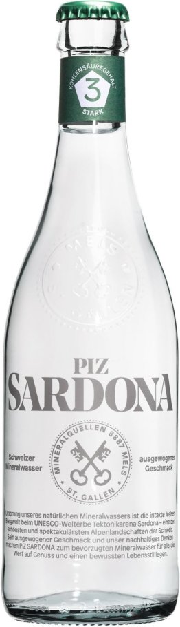 Piz Sardona 3 Kohlensäure stark 40cl Har 20