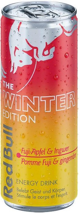 Red Bull Winter Edition Fuji-Apfel & Ingwer Dosen 25cl Kt à 24