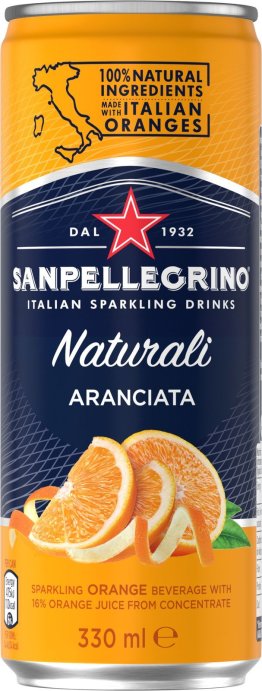 San Pellegrino Aranciata Dose 33cl SP 4x6