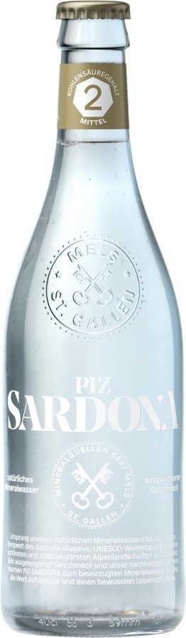 Piz Sardona 2 Kohlensäure mittel 40cl Har 20