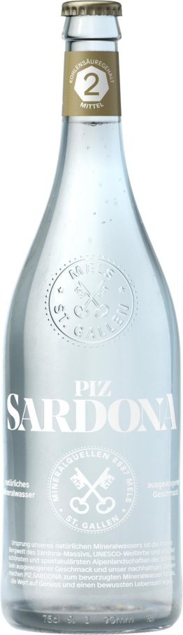 Piz Sardona 2 Kohlensäure mittel 75cl Har 12