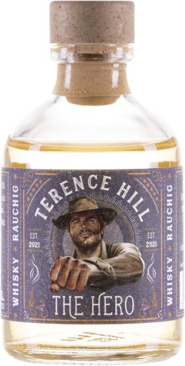 Terence Hill The Hero rauchig St. Kilian Single Malt Whisky 46% 5cl Fl.