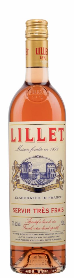 Lillet Rosé Apéritif à base de vin 17% 75cl Kt 6