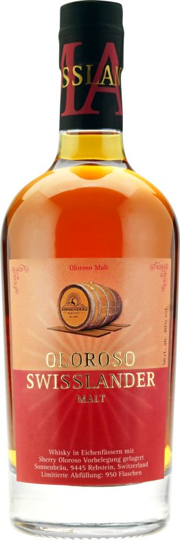 Swisslander Rheintaler Oloroso Malt Nr. 0 40% 50cl