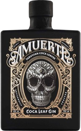 AMUERTE Coca Leaf Black Edition Gin 43% 70cl