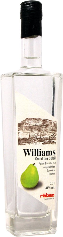 Williams Grand- Cru-Soleiel Räber 41% vol. 50cl Fl.