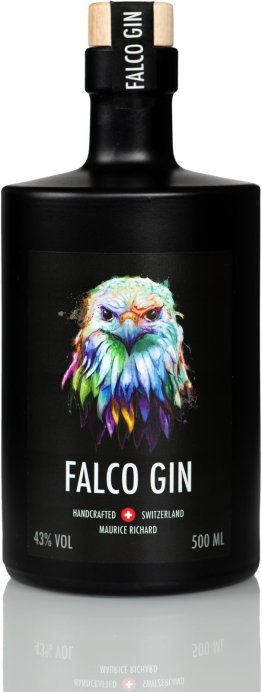 Falco Gin handcrafted Swiss Premium Gin 43% 50cl